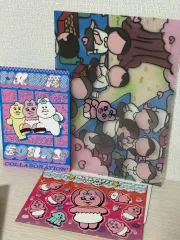 おぱんちゅうさぎ クリアファイル + ポップアップ ステッカー はがき セット