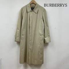 バーバリーズ ステンカラー ロングコート ボタン 裏地ノバチェック ビジネス ジャケット 無地 サイズ92 170 メンズ - ISItems【USED】【古着】【中古】50143865