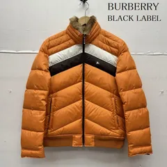 バーバリーブラックレーベル 裏地 ノバチェック 襟 ファー ダウン ジャケット BMP48-132-86 メンズ M ISItems【USED】【古着】【中古】50143867