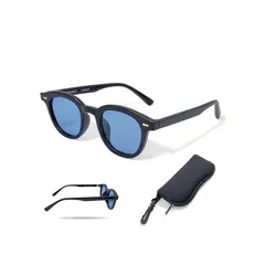 【迅速発送】[Turf project] [ターフプロジェクト] 偏光サングラス メンズ ゴルフ用 [ボスリントン TPGC-8031] GOLF＆CITY 超軽量 UV400 アウトドア ゴルフ ドライブ 普段用 (ブルー) 1