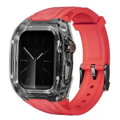 【特価商品】[YOFITAR] for Apple Watch バンド ケース一体型 49mm/45mm/44mm/42mm/41mm/40mm TPU素材 アップルウォッチバンド カバー付きApple Watch Series Ultra2/Ultra/9/