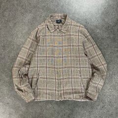 90s OLD オンブレチェック ドリズラージャケット スイングトップ 古着