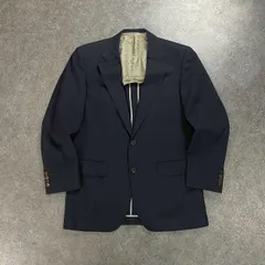 BURBERRY LONDON Tailored Single Jacket バーバリーロンドン テーラードジャケット 紺ブレザー シングル ストライプ 2つボタン メンズ 三陽商会