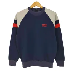 アディダス adidas CLUB 80s デサント製 ロゴ刺繍 プルオーバー ジャージ スウェット メンズ  90-4