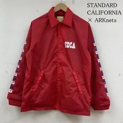 スタンダード カリフォルニア ARKnets アークネッツ 別注 コーチ ジャケット ブルゾン ナイロン ロゴ プリント メンズ S ISItems【USED】【古着】【中古】50143931のサムネイル