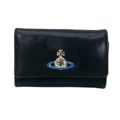 ヴィヴィアンウエストウッド 4連 キーケース ヴィンテージ オーブロゴ レザー ブラック Vivienne Westwood ユニセックス 人気 定番 高級感 上品 モード