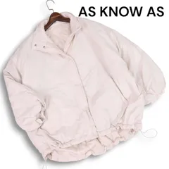 AS KNOW AS plus アズノウアズ プラス 秋冬★ シャーリング 中綿 ジャケット コート オーバーサイズ Sz.M レディースのサムネイル