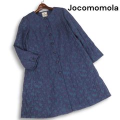 A467 jocomomola Sybilla ブラウス 総柄 40 青緑 - メルカリ