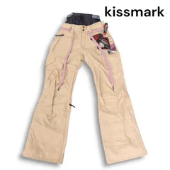 【新品 未使用】 kissmark キスマーク 秋冬★ 中綿 ストレッチ スノーボード パンツ Sz.M レディース スキー スノボ