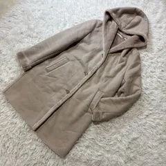 【期間限定セール】UNIQLO (ユニクロ) ムートンタッチフーデットコート ムートンコート ロングコート レディースMサイズ アウター