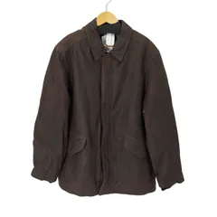 コロンビア Columbia 裏地チェック レザーカーコート メンズ import：XL のサムネイル
