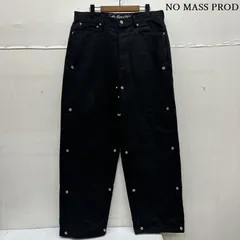 古着 NO MASS PROD スナップ デザイン ブラック デニム ワイド パンツ メンズ XL ISItems【USED】【古着】【中古】50144079のサムネイル