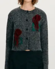 ザオープンプロダクト アーガイルカーディガン/THE MYSTERIOUS HOTEL ザ ミステリアス ホテル パンツ