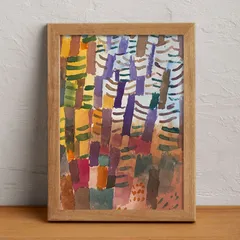 A3サイズ パウルクレー ポスター 樅(モミ)の森 アートポスター 日本製 (rossografico 26-100079_a3)