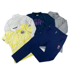 中古 レディース フィラゴルフ FILA GOLF 半袖ポロシャツ M ゴルフウェア　コーディネート　5点まとめ売り　美品あり