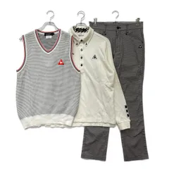 中古 メンズ ルコックスポルティフ le coq sportif コーディネートセット M 初ラウンド コースデビュー