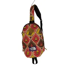ノースフェイスパープルレーベル THE NORTH FACE PURPLE LABEL 総柄 民族柄 レザーパッチ 麻リネン混 キャンバス ワンショルダー バッグ メンズ 表記無 