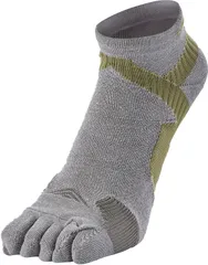 ファイテン Phiten 足王   ソッキング   5 本指 メンズ  AL947973 ライトグレー/カーキ