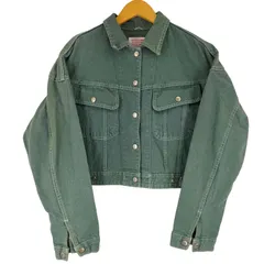 ユナイテッドカラーズオブベネトン UNITED COLORS OF BENETTON 80S イタリア製 カラーデニムジャケット レディース  46