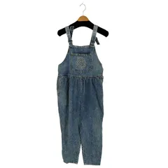 ユーズドフルギ USED古着 ケミカルウォッシュ デニムオーバーオール レディース 表記無 
