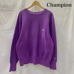 チャンピオン 90s 00s REVERSE WEAVE USA製 ワンポイントロゴ パープル L メンズ XL ISItems【USED】【古着】【中古】50142686