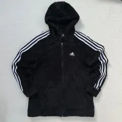 S アディダス ボアファー トラックジャージ フードジップアップ ジャージ ジャケット N4698