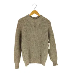 アランクラフト aran crafts 90s アイルランド製 ネップ ローゲージニット メンズ import：S 