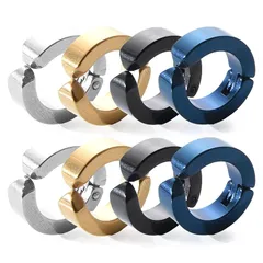 【迅速発送】[SEIYA INTERNATIONAL] イヤーカフ メンズ レディース イヤリング フェイクピアス ノンホールピアス フープイヤリング (マルチカラー) 0