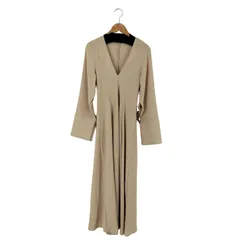 ザラ ZARA Vネック マキシワンピース レディース import：L 