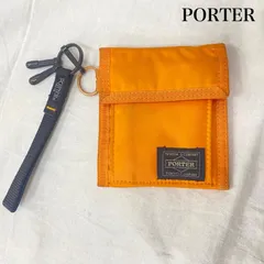 ポーター 吉田カバン PORTER CAPSULE WALLET 縦型 ナイロン orange 財布 メンズ - ISItems【USED】【古着】【中古】50142829