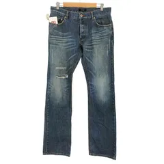 バーバリーブラックレーベル BURBERRY BLACK LABEL used加工デニムパンツ メンズ  76