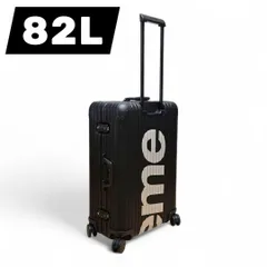 未使用保管品】リモワ supreme スーツケース 82L 大容量 ブラック  
