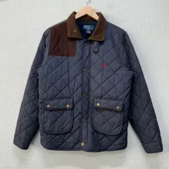 M ポロラルフローレン バイカー キャムデン コーデュロイ キルティング ダウン N4785