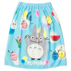 新品 丸眞 60cm丈 巻きタオル ジブリ となりのトトロ トトロと夏休み 制菌加工 紫外線遮蔽加工 男の子 女の子 1065006600
