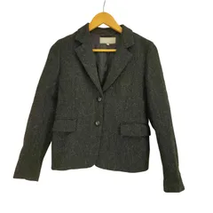 マーガレットハウエル MARGARET HOWELL ウール100％ ツイード テーラードジャケット レディース JPN：2 