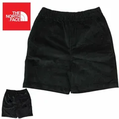 ノースフェイス THE NORTH FACE メンズ ショーツ USA企画 日本未入荷 M UTILITY CORD EASY SHOTS メンズユーティリティーコーデュロイ イージー ショート パンツ ブラック 黒 コール天 ゴム 半ズボン ハーフパンツ