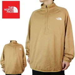 THE NORTH FACE メンズ ジャケット M CANYONLANDS 1/2 ZIP JACKET メンズ キャニオンランズ ハーフジップ ジャケット アーモンドバターヘザー アウター トップス キャンプ アウトドア ランニング インナー スポーツ