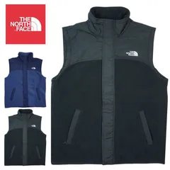 ノースフェイス THE NORTH FACE メンズ ベスト M TUNDRA VEST ツンドラベスト ブルー ブラック 青 黒 上着 フリース アウトドア キャンプ 黒 青 ボア