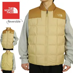 ノースフェイス THE NORTH FACE メンズ ベスト M LHOTSE REVERSIBLE VEST リバーシブルベスト カーキストーン/ユーティリティブラウン キルティング 2ウェイ 中綿 ナイロン ロゴ キャンプ アウトドア