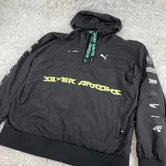 PUMA プーマ ×メルセデス MAPM ストリートジャケット Sサイズ　SILVER ARROWSAMG マウンテンパーカー　ナイロンジャケット　F1 アノラックパーカー