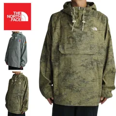 ノースフェイス THE NORTH FACE メンズ ジャケット M PRINTED CLASS V FANORAK プリントクラスVファノラック カモフラージュ アガベグリーン ナイロン 迷彩