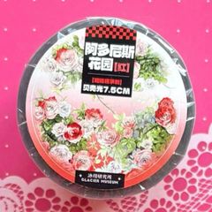 贝壳光 6cm×10m 草莓甜酱 海外マスキングテープ イチゴ 苺 いちご