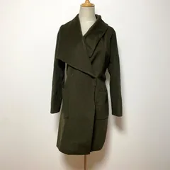 COMME CA ISM コムサイズム オリーブグリーン ウールコート 9