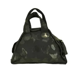 ヴィヴィアンウエストウッド Vivienne Westwood ヤスミン ナイロンレザー ハートスター総柄  ハンドバック レディース 表記無 