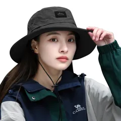 【在庫処分】釣り アウトドア キャンプ 運動会 農作業 ビーチ 海辺 登山 自転車 旅行 折りたたみ つば広 小顔 ハット 日除け フェス帽子 アドベンチャーハット サファリハット バケットハット UVカット 日焼け防止 メンズ レディース 帽子 [TRIWO