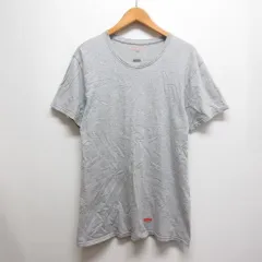 シュプリーム SUPREME × Hanes ヘインズ 半袖 クルーネック Tシャツ S 杢グレー スモールボックスロゴ ☆AA★