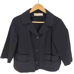マルニ MARNI ポルトガル製 3B リネン混 マルチポケット クロップド ジャケット レディース EUR：40 のサムネイル