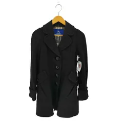バーバリーブルーレーベル BURBERRY BLUE LABEL 裏地ノバチェック ウール チェスターコート レディース  36のサムネイル