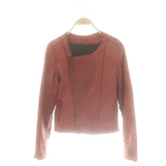 エディション Edition トゥモローランド レザージャケット ライダース 38 赤 /MI ■OS