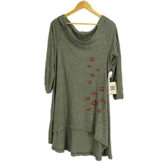 ヒステリックグラマー HYSTERIC GLAMOUR フロントプリント チュニック ワンピース レディース FREE 